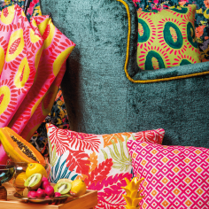 Tejidos de colores para tapicería
