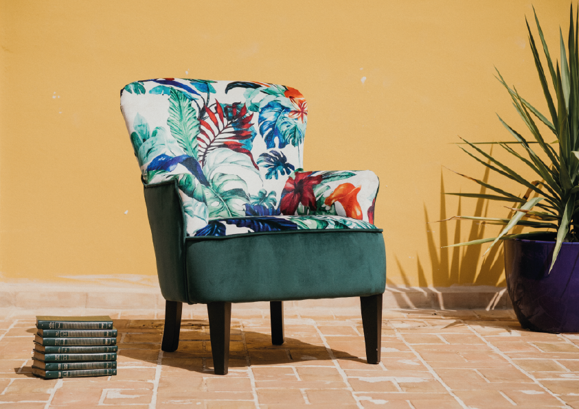 Tejidos ignífugos e estampados para Tapicería
