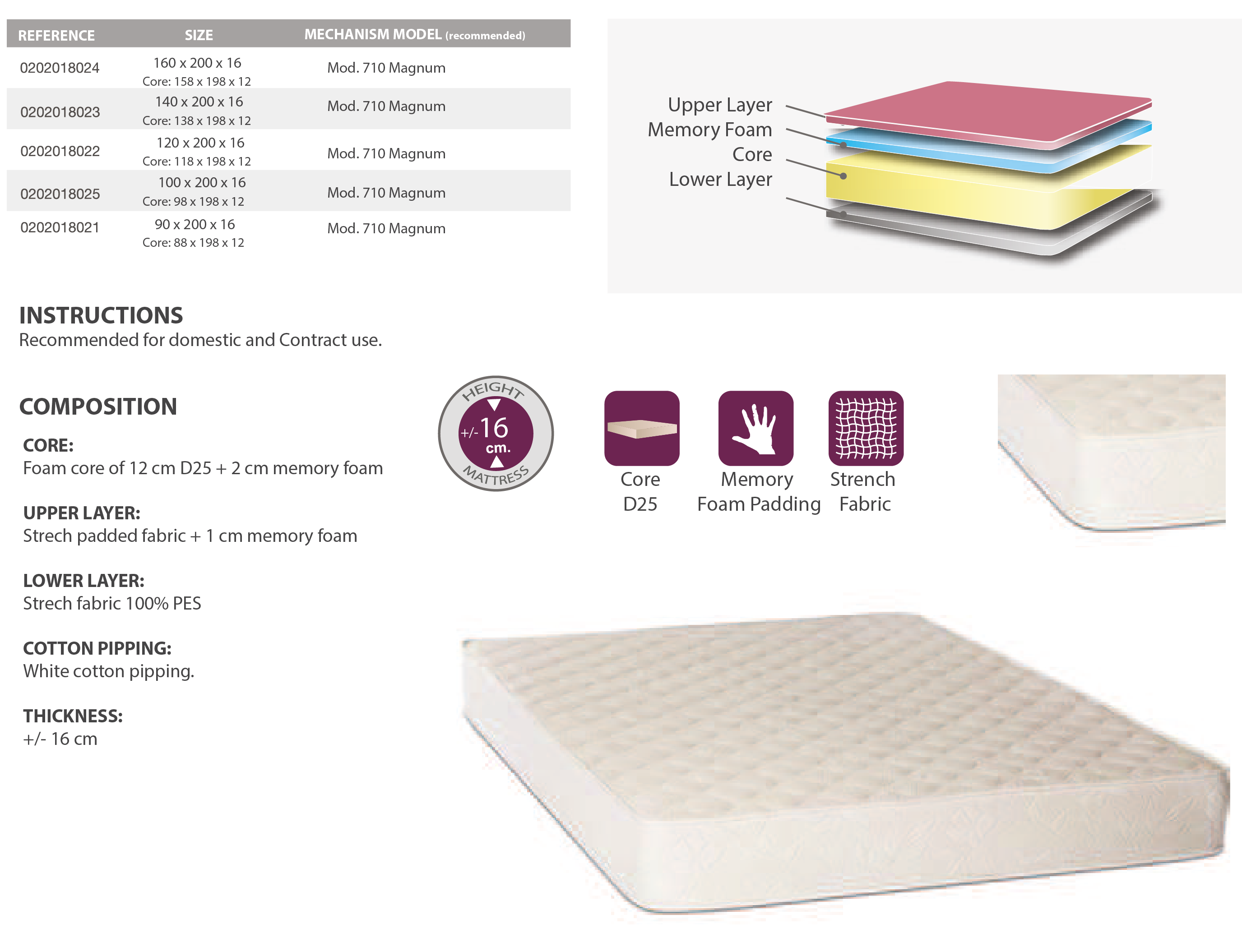 BALI MATTRESS